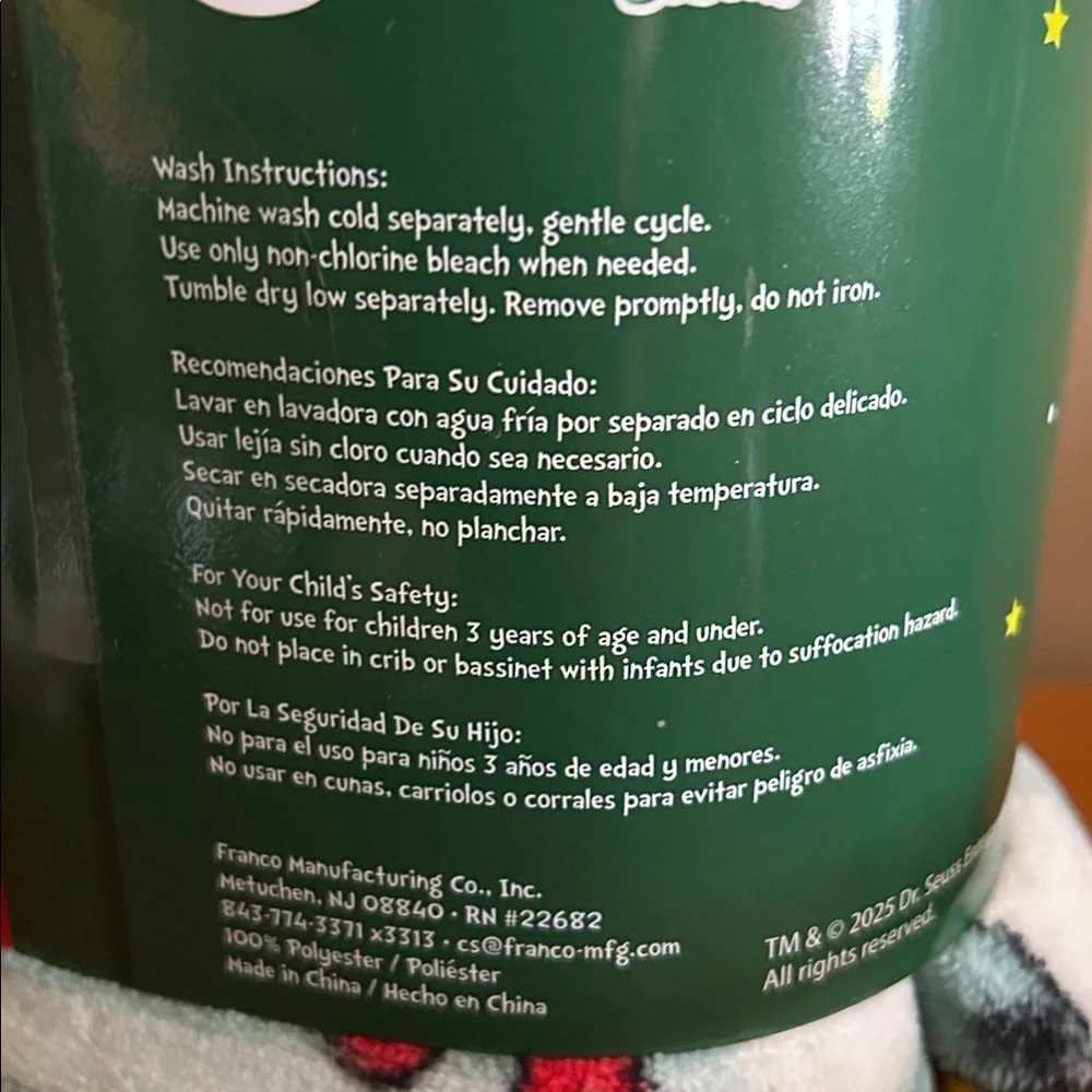 The Grinch soft warm